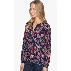 LUCKY BRAND BOHO FLORAL TOP WOMENS SIZE SMALL